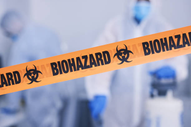 Professional Biohazard Cleanup technician working in Sparr, FL